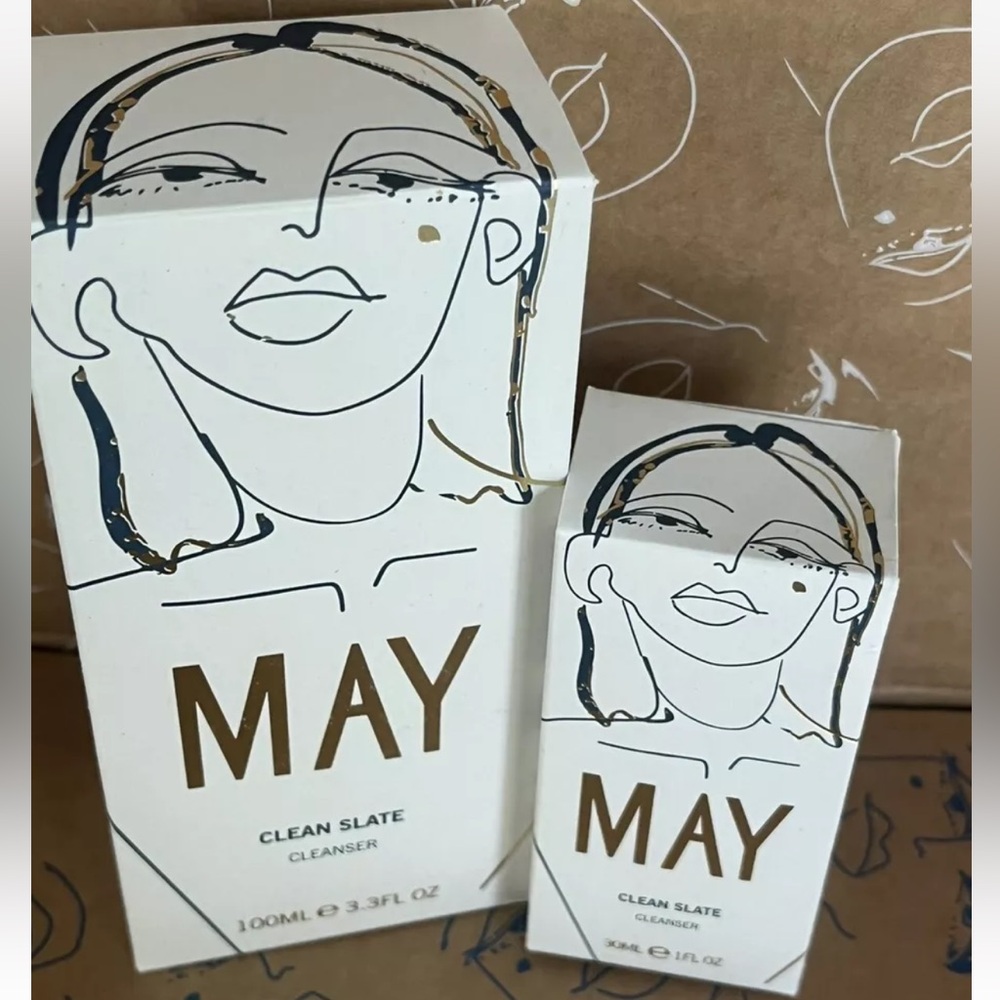 May Botanicals Clean Slate Cleanser Face Wash 3.3 Fl Oz W Extra Travel Size